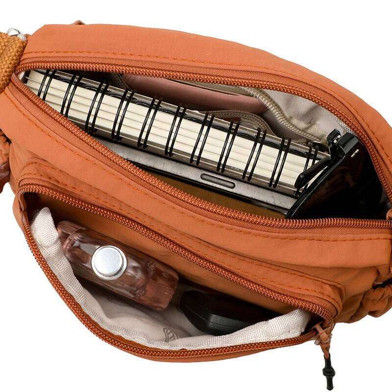 2025 New Jialongshi Fashionable Versatile Women's Single Shoulder Casual and Simple Crossbody Bag, Waterproof Nylon Fab