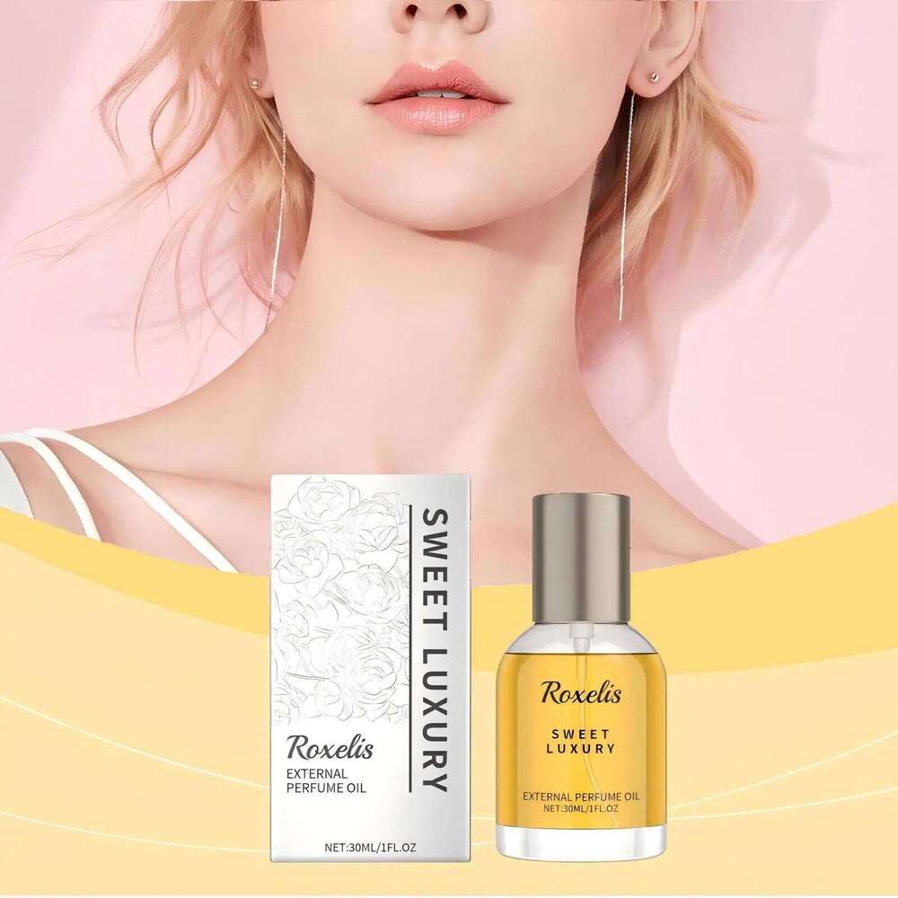 Roxelis 30ml Saffron Jasmine Sweet Luxury Floral Fragrance Natural Fresh Alcohol-Free Charm Scent Dating Glamour Perfume H260130