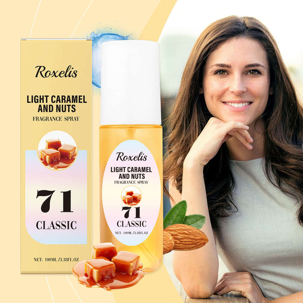 Roxelis Caramel Fragrance Long-lasting Fresh Scent Light Elegant Perfume Body Spray S260131