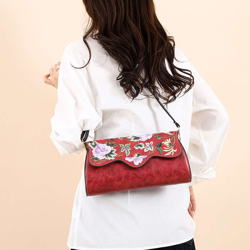 Crossbody National Texture Ethnic Style Violet Shoulder Women's Niche Design Casual Commuting Bag Women MASA