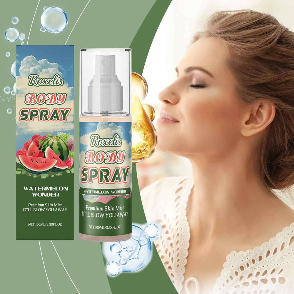 Roxelis Body Women's Watermelon Fruit Scent Gentle Elegant Long-lasting Fragrance Spray S260131