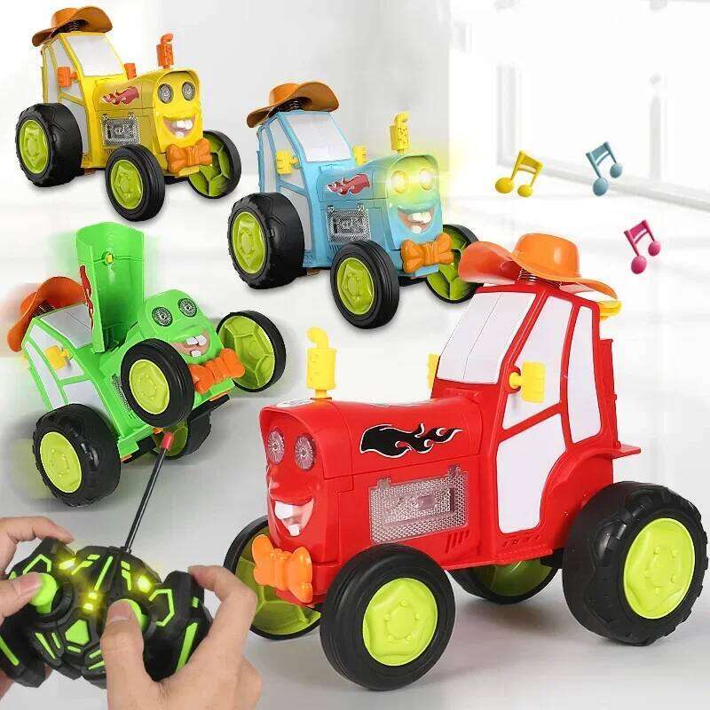 Crazy Jumping Stunt Wireless Infrared Remote Control Car Dance Lights Music Swing Fun New And Unique Children's Toys Y260131