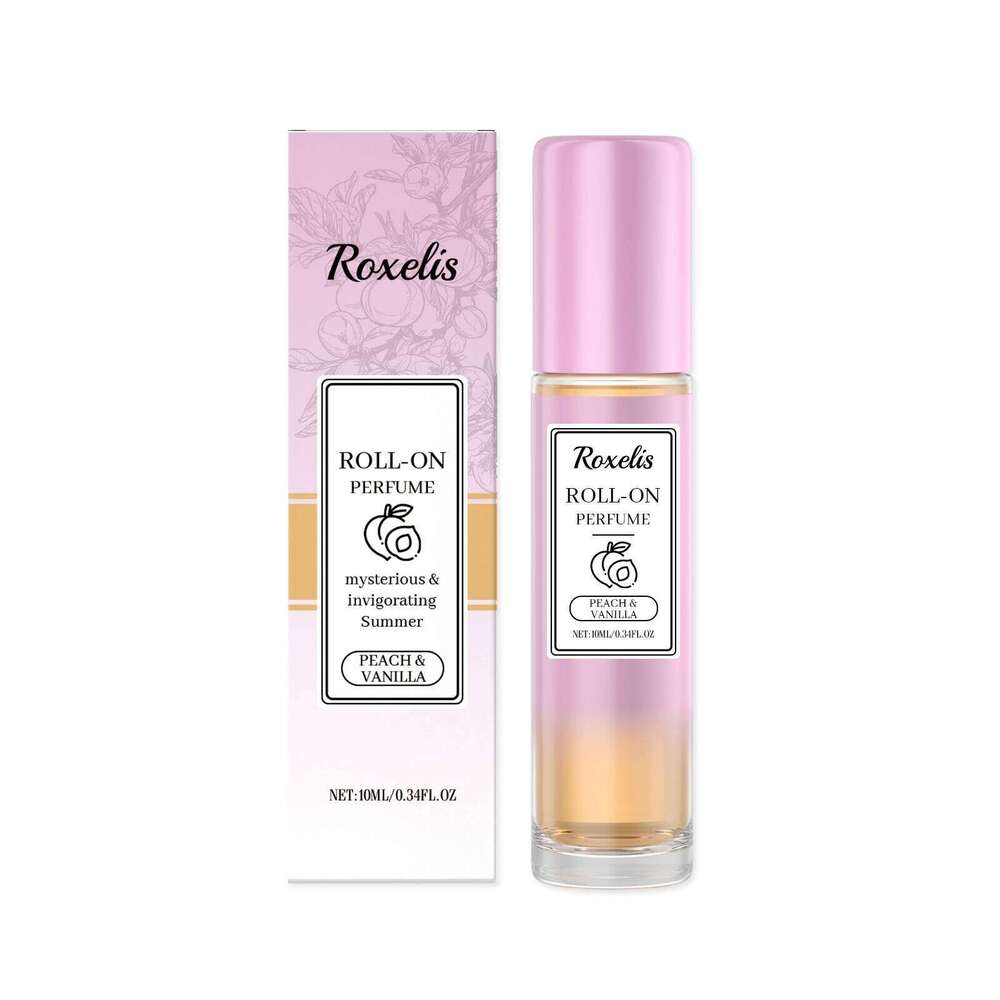Roxelis Peach Vanilla Fruity Charming Passionate Delicate Natural Exuding Charm Portable Fresh Light Perfume S260131