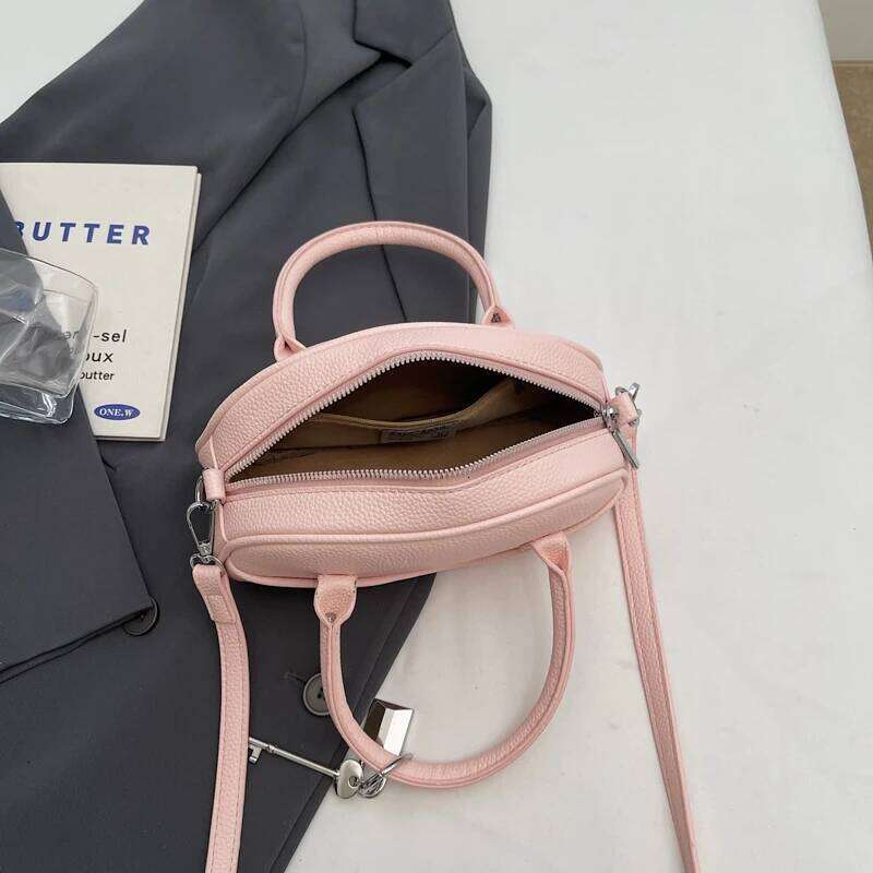 LEFTSIDE Women PU Leather Small Shoulder 2025 New Trend Fashion Simple Short Handle Crossbody Bag Female Handbags and Purses XJ260131