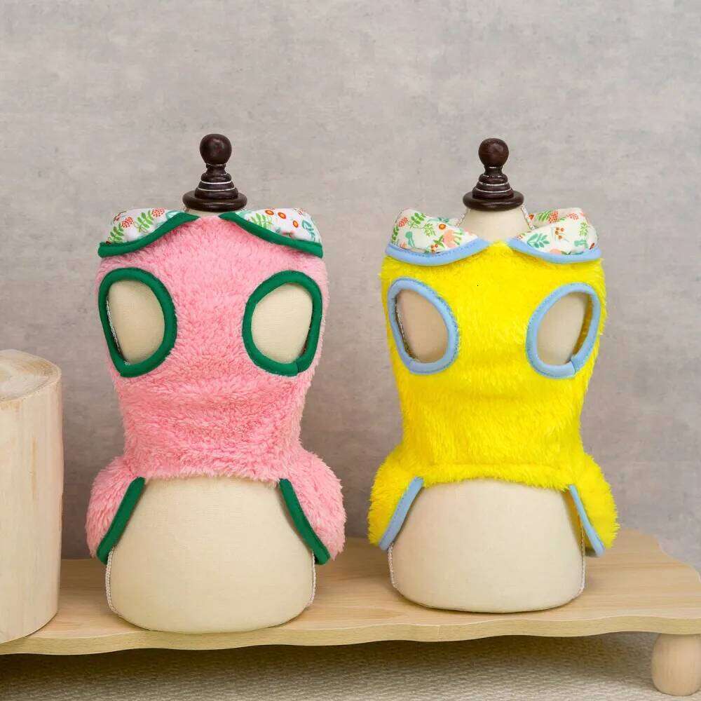 Cute Puppy Winter Dress Princess Warm Pet Clothes Cat Outfit Skirt Autumn Small Medium Dog Coat H260129