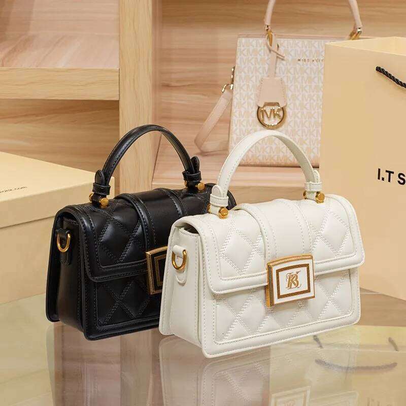 Women's Handbag 2024 New Fashion Summer Luxury Designer High end Single Shoulder Crossbody Small Square Bag