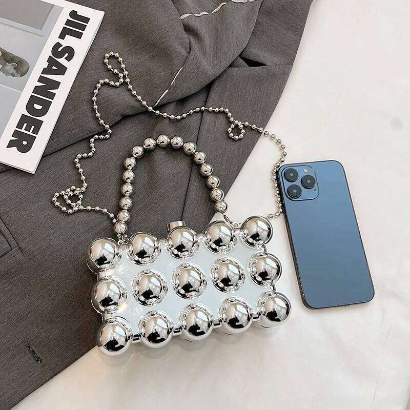 Acrylic Box Bag 2025 - European Single-Shoulder Chain Purse, Same Style Fashion Women's Designer Handbag XJ260131