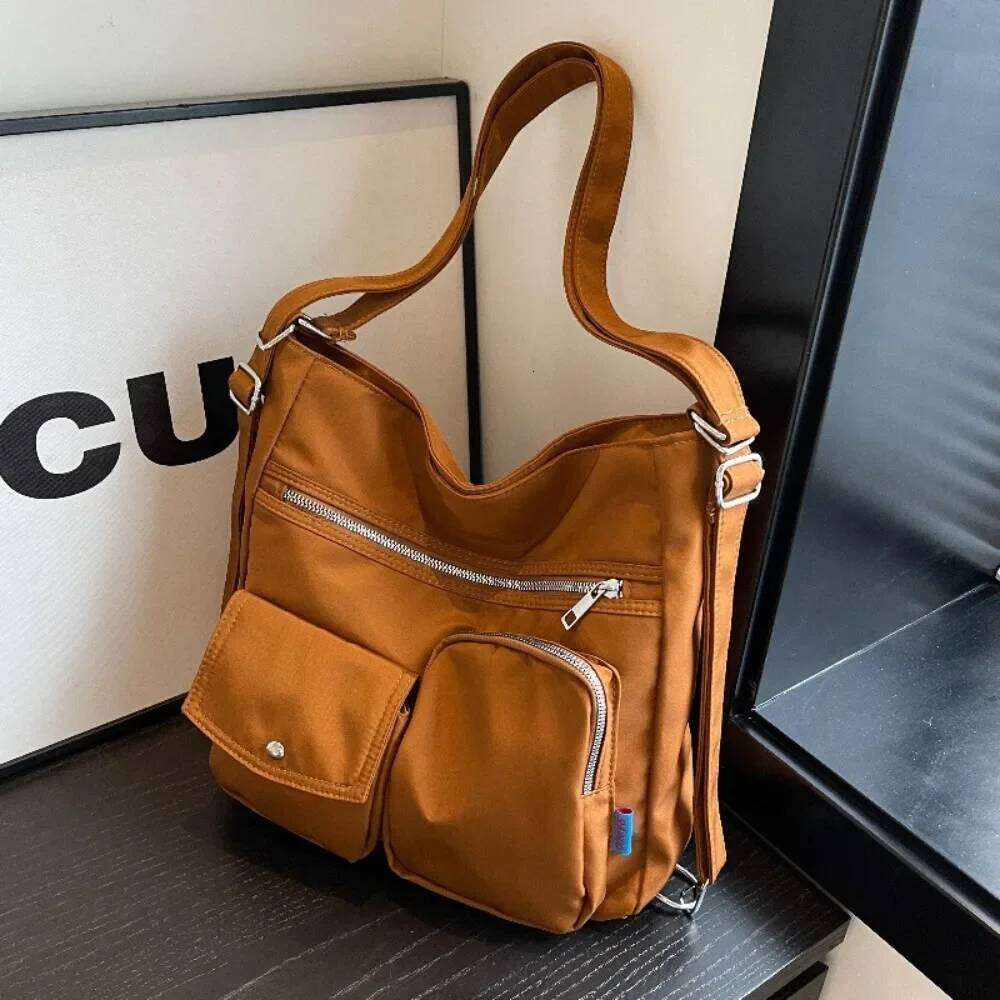 2025 New Sle Autumn Winter Large Capaci Nylon Women's Tote Versatile Single Oulder Crossbody Fashion Commuter Bag