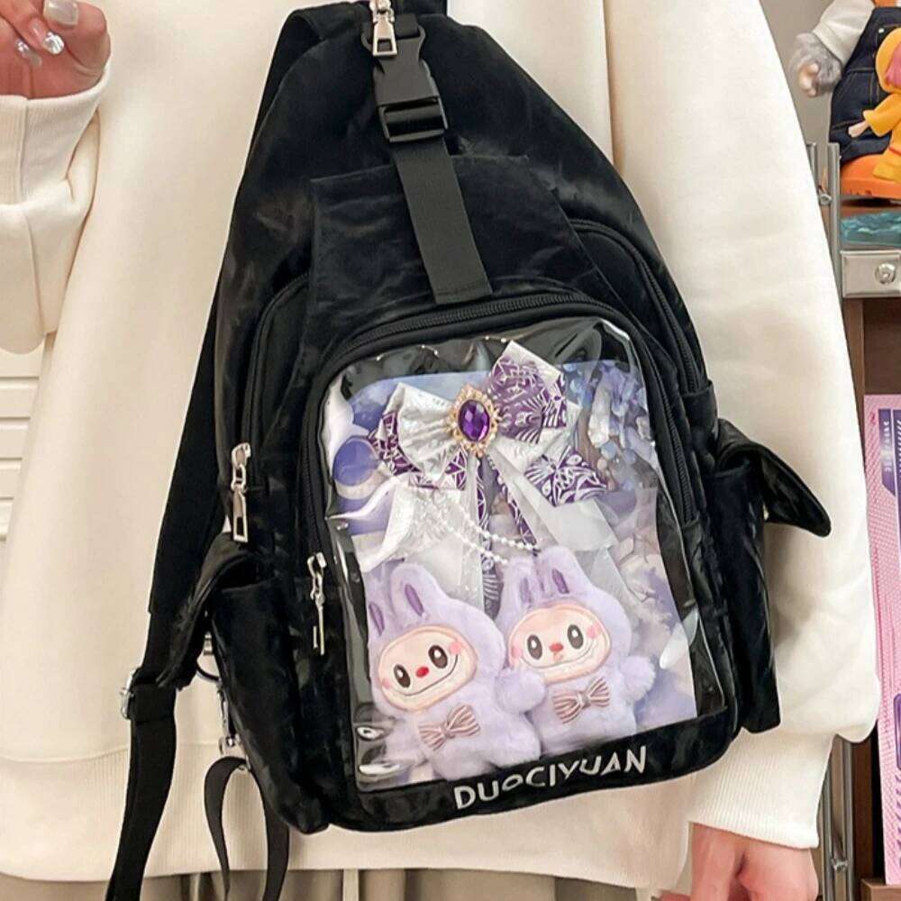 Transparent Ita Mochila Daily Using Student Lightweight Portable School Women Multi-function Women's Small Backpack