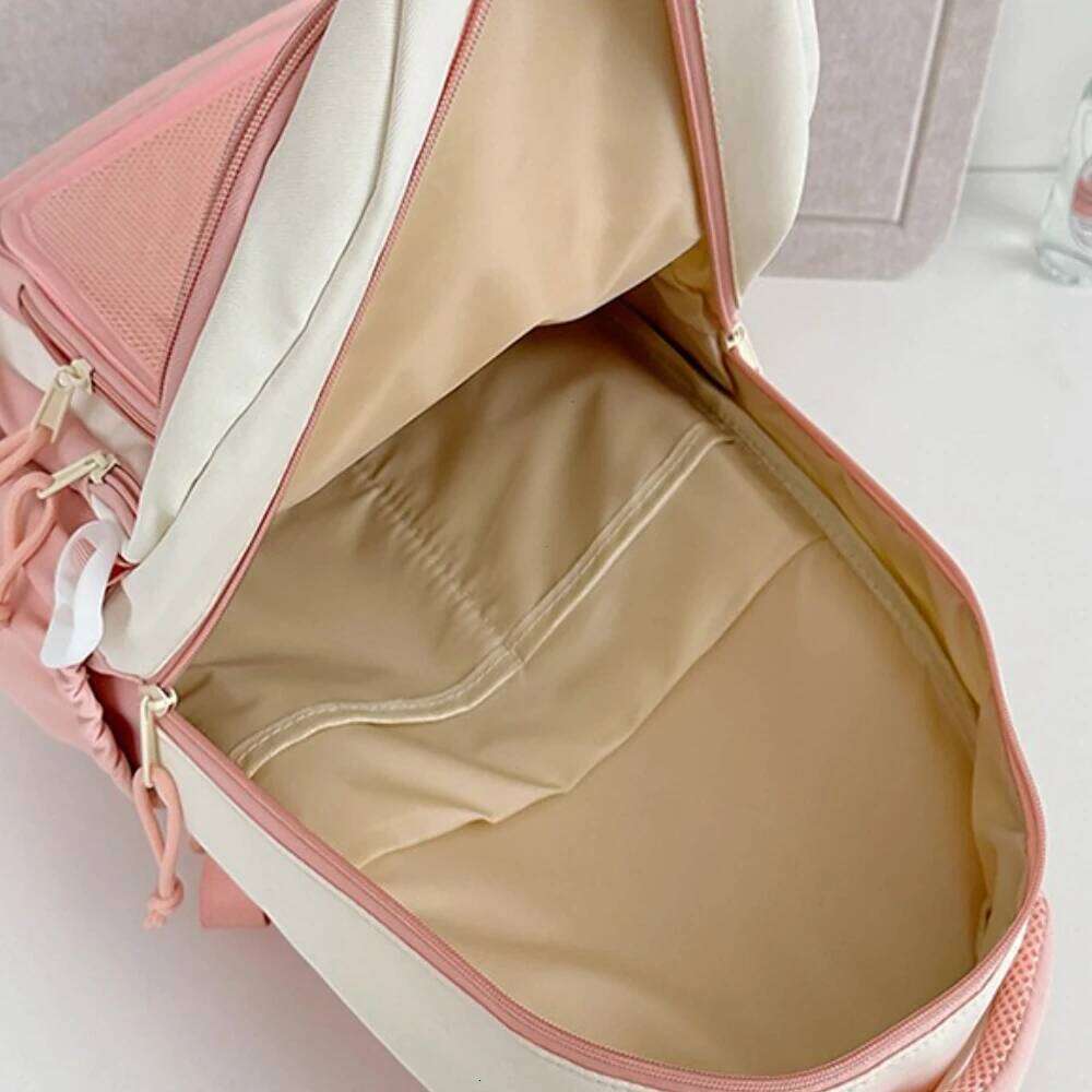 Y2K Cute Cat Ita Backpacks Large Capacity Knapsack Casual Girl Transparent DIY Display Rucksack Cartoon Trendy Travel Schoolbags