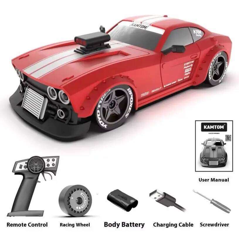 Hot Kamtom Km3299 1/32 Rc 4wd High-Speed Remote Control Drift With Gyro Professional Adult Racing Car Toys Gift Y260131