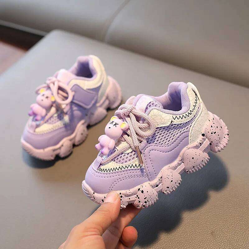 Children Cute Sports Baby Girls Sneakers Running Toddler Infant Footwear Kids Boys Outdoor Casual Shoes Y260128