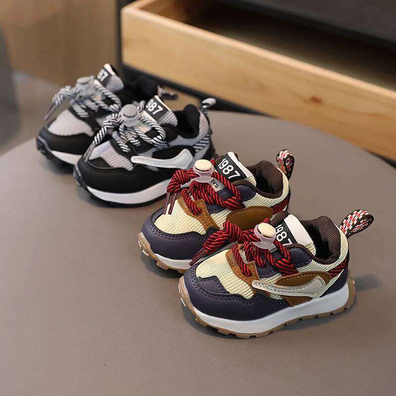 1-3 Years Children Casual Spring Autumn Little Kids Toddler Sneakers Soft Breathable Mesh Boys Girls Sport Shoes Y260128