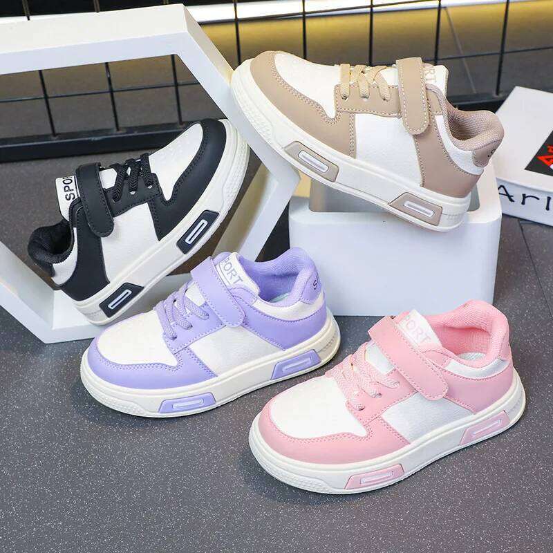2025 Children Board Spring Autumn Casual Sneakers Anti Slip Soft Sole Sports Shoes Y260128