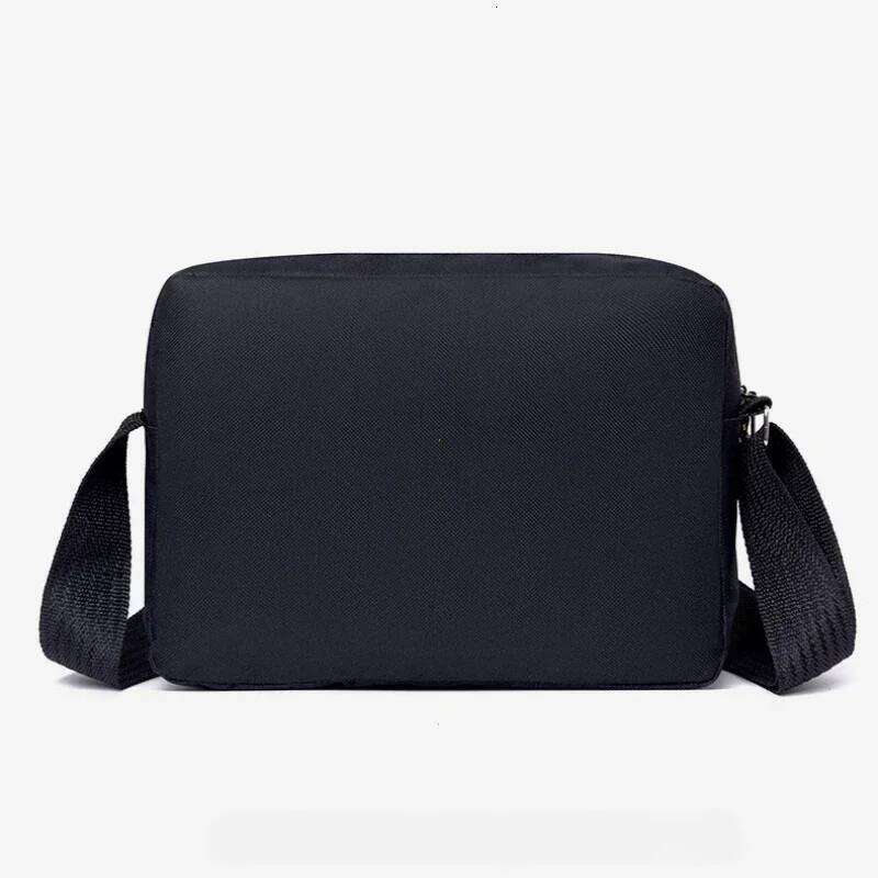 Business Work Travel Canvas Crossbody New Multi-pockets Men's Shoulder Bag Waterproof Large Capacity for Male 2025