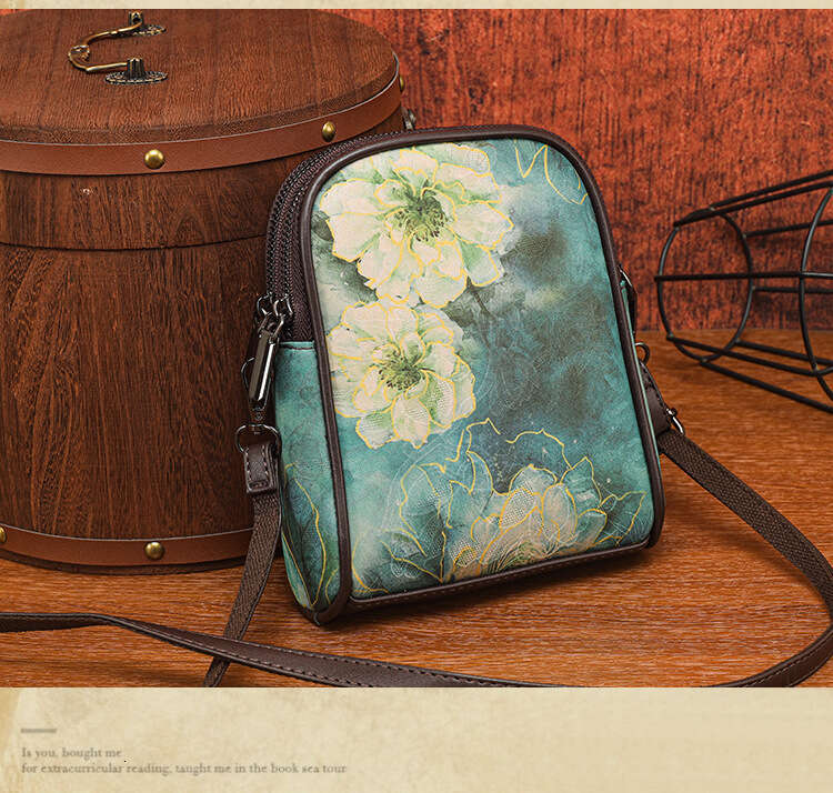 Single Shoulder Ethnic Thousand Miles Of Rivers And Mountains National Style Texture Crossbody Classical Versatile Casual Commuter Bag Cross-Border MA