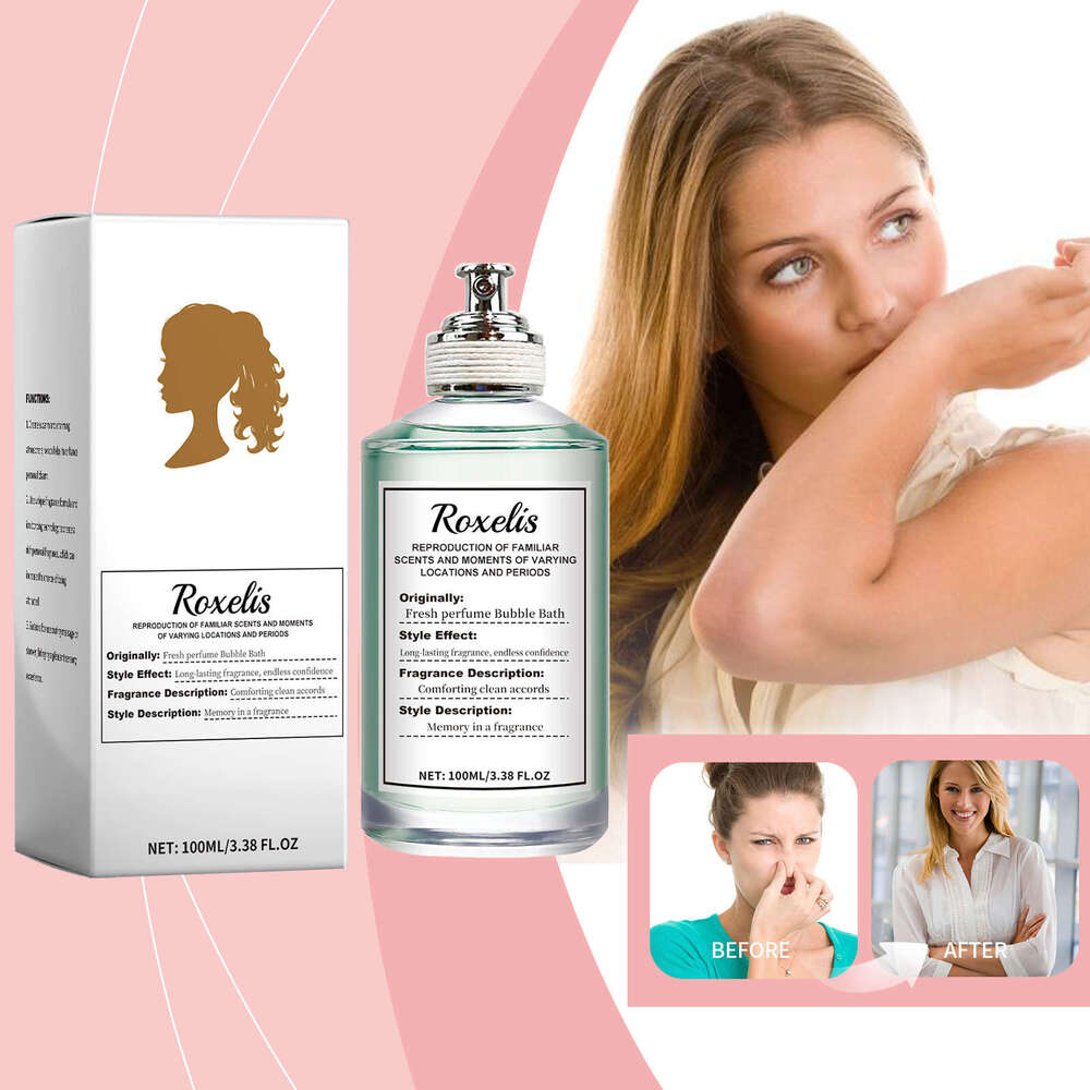 Roxelis Fresh Bubble Bath Holiday Light Perfume Fragrance Elegant Style Highlights Temperament Long-lasting Scent S260131