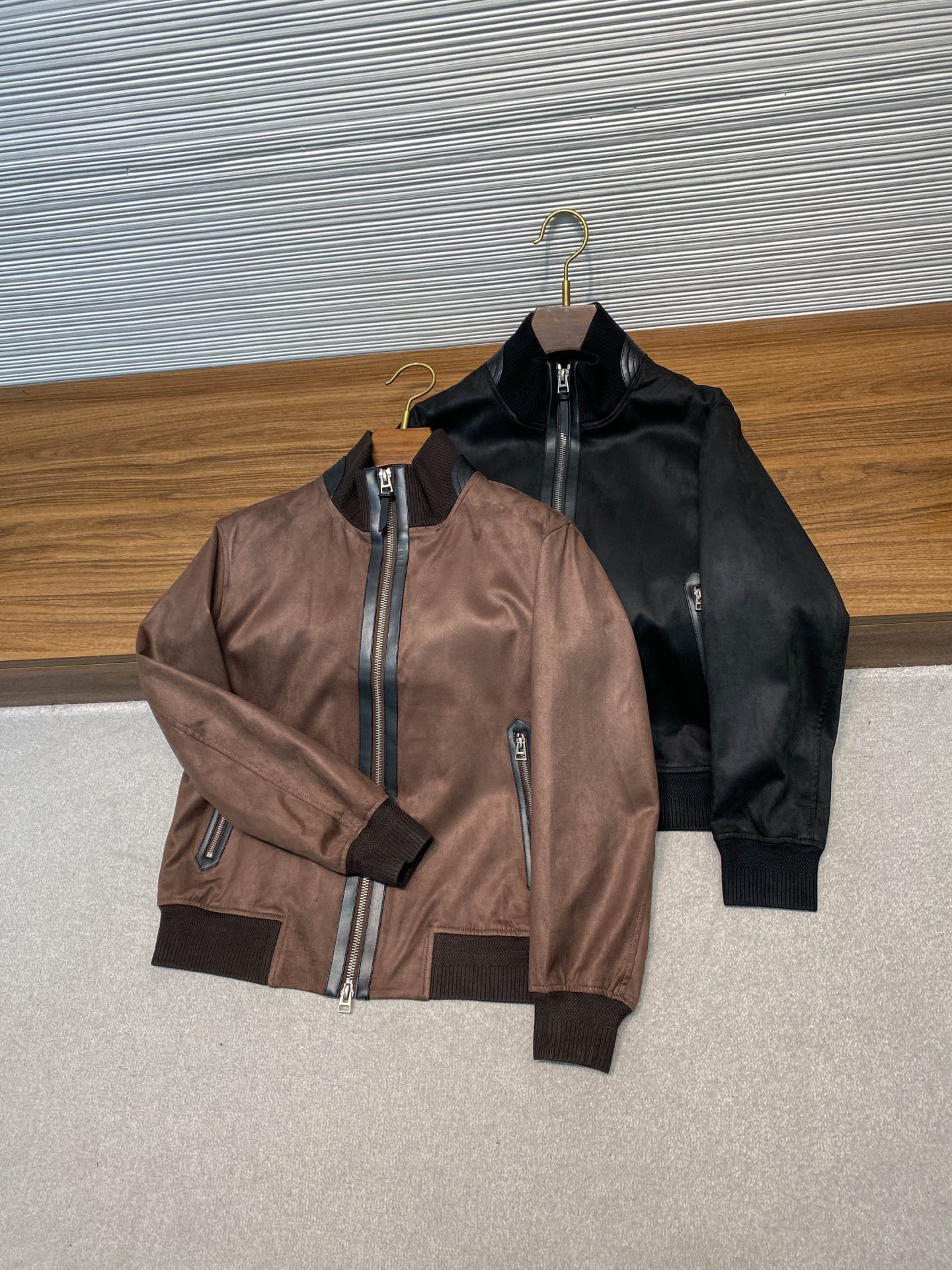 TF brand designer leather jacket suede genuine leather tailored order luxury gift Valentines Fathers Christmas