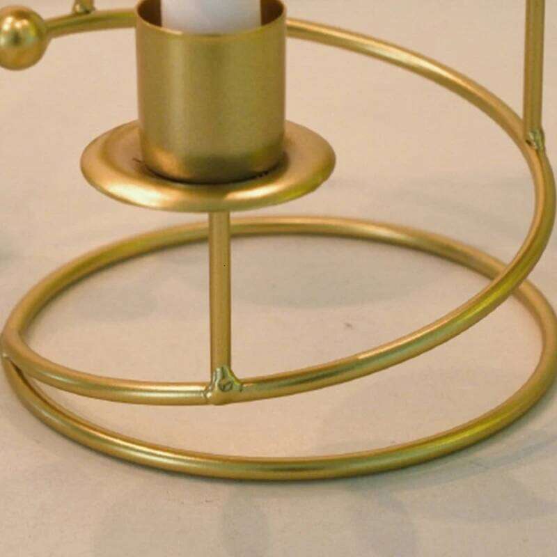 Nordic Metal Wedding Home Decorations Candlestick Holder Y260131