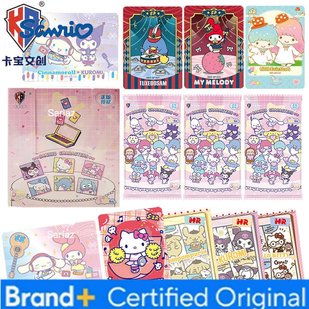 Sanrio New Original Kabao Collected Children Cherish Exquisite Cards Creative Popular Cartoon Characters Festival Gift Toy H2601301