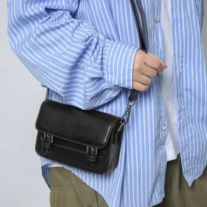 New Trendy Box Fashionable and Simple Shoulder Bag, Crossbody Versatile Small Square Bag