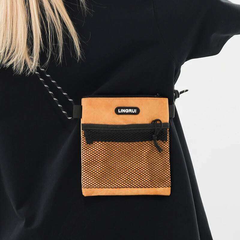 Trendy Male Small Wallet Cycling Backpack Japanese Style Crossbody Single Shoulder Bag Women's Fashion Student Phone Case