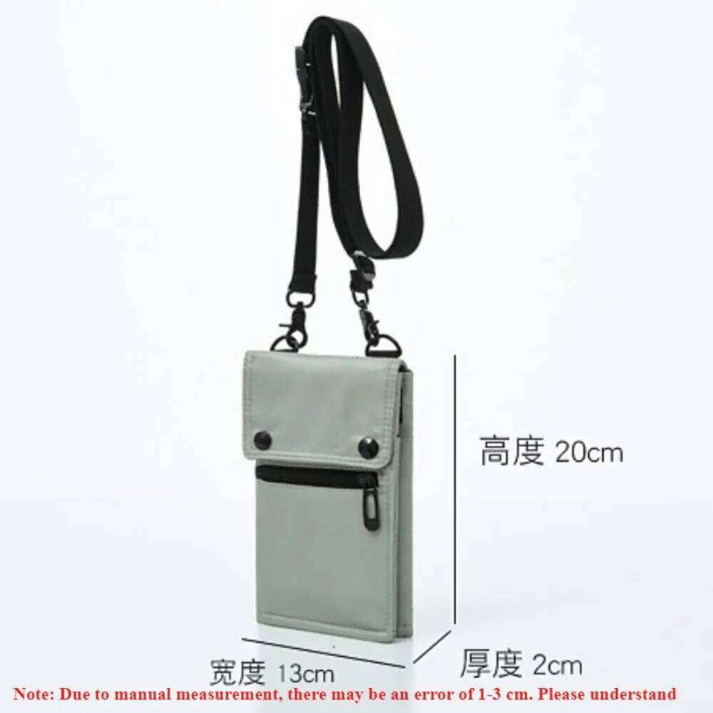 Men Travel Hanging Neck Passport Bag Women Waterproof Nylon Credit ID Card Package Portable Multifunction Money Ticket Wallet