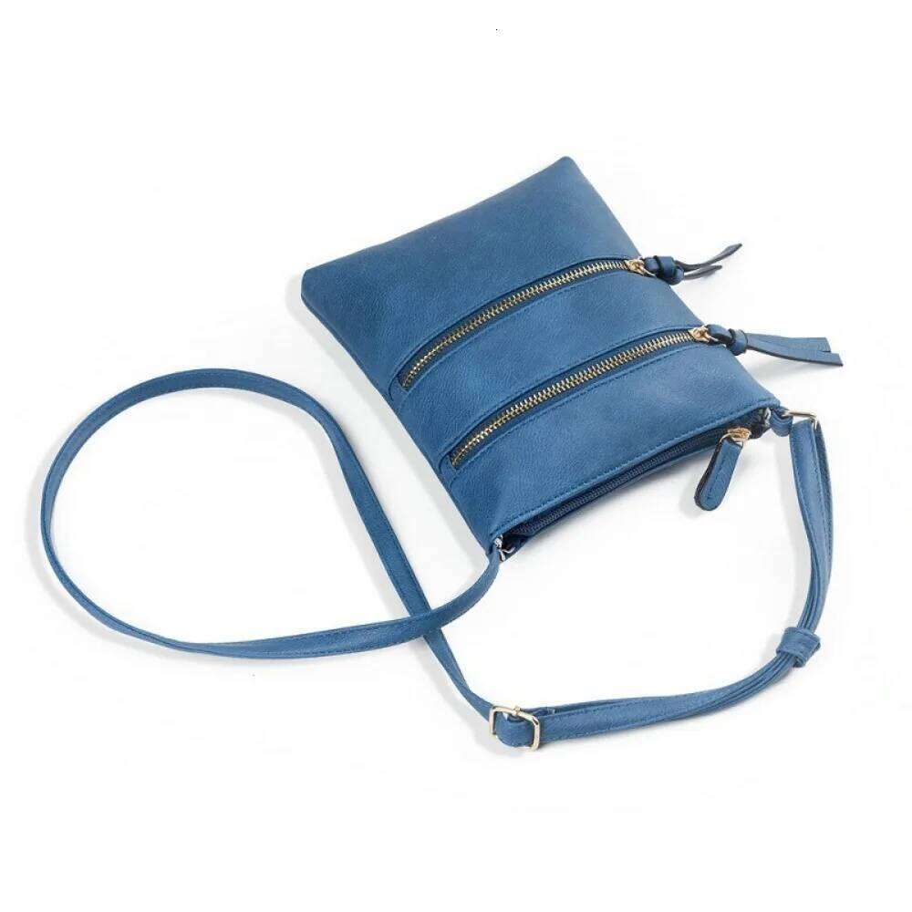 Women PU Leather Shoulder Strap Crossbody Bag Casual Small Handbag Pocket Ladies Designer Zipper Female Messenger Purse 2025