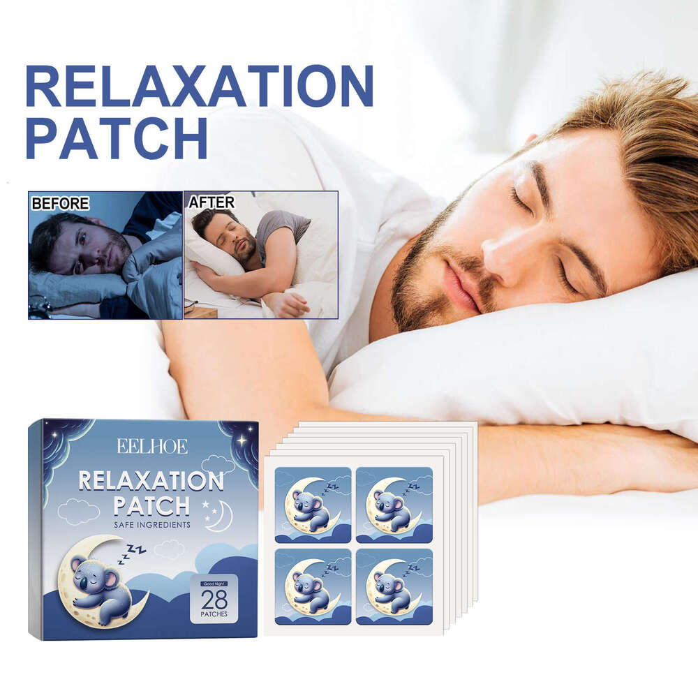EELHOE Goodnight Cartoon Stickers Help Quickly Fall Asleep at Night Protect Quality Sleep Patches S260131