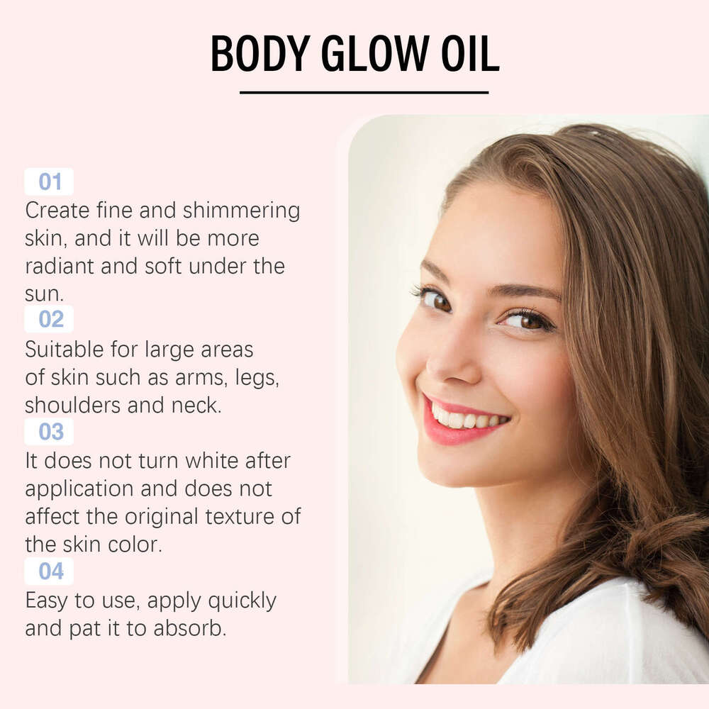 Zephoco Diamond Platinum Protective Shimmer Body Oil Coconut Scent Summer Skin Protection Refreshing Moisturizer S260131