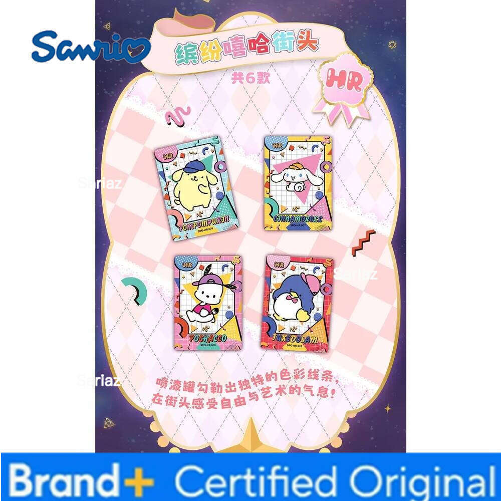Sanrio Genuine Kabao Japanese Cartoon Collection Warm Healing Anime Star Birthday Gift for Children Creative Character Card H260130