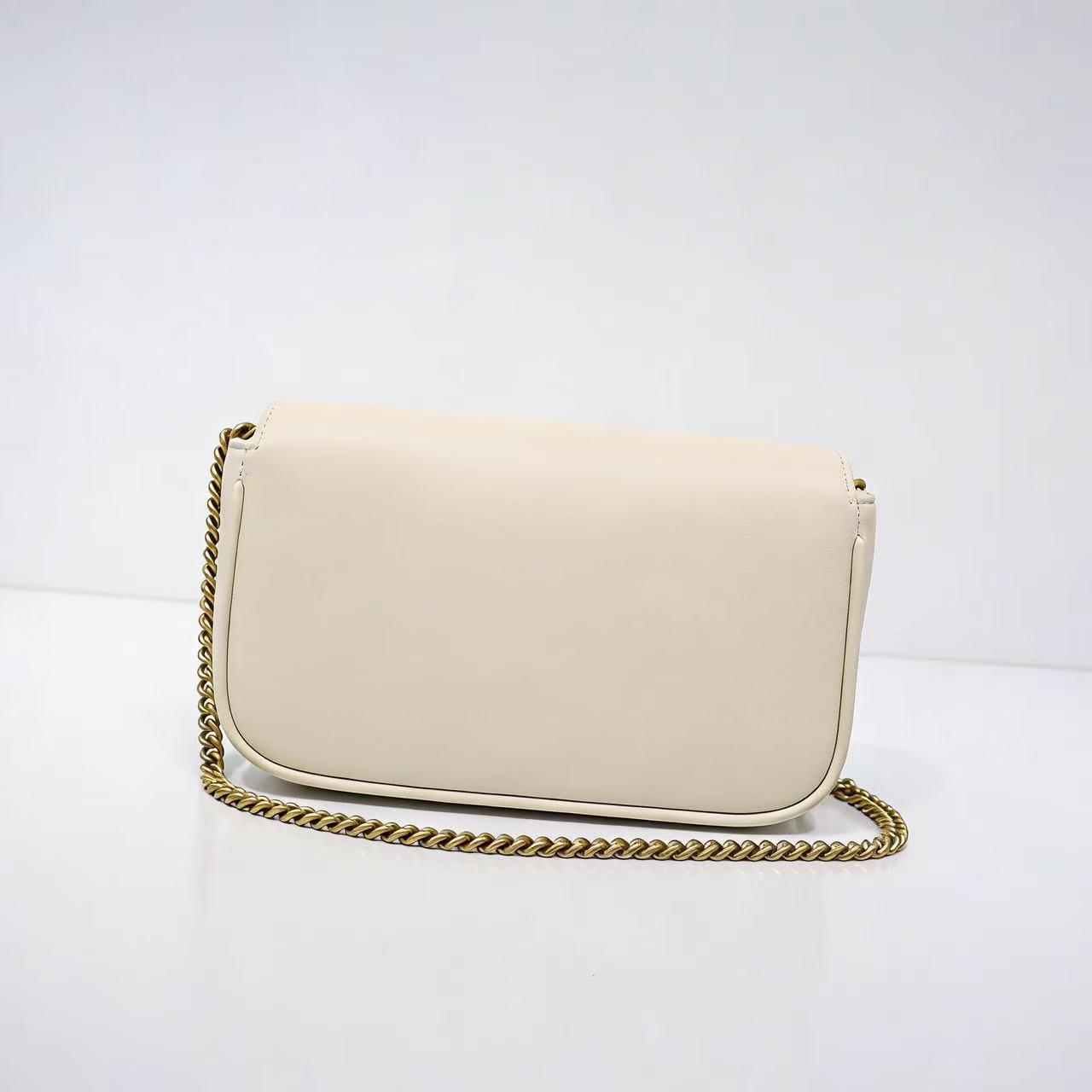 Wholesale Genuine Leather Chain Purse Evening Bag Fashion Chain Shoulder Bag Cowhide Handbag Presbyopic Card Holder Purse Messenger Women