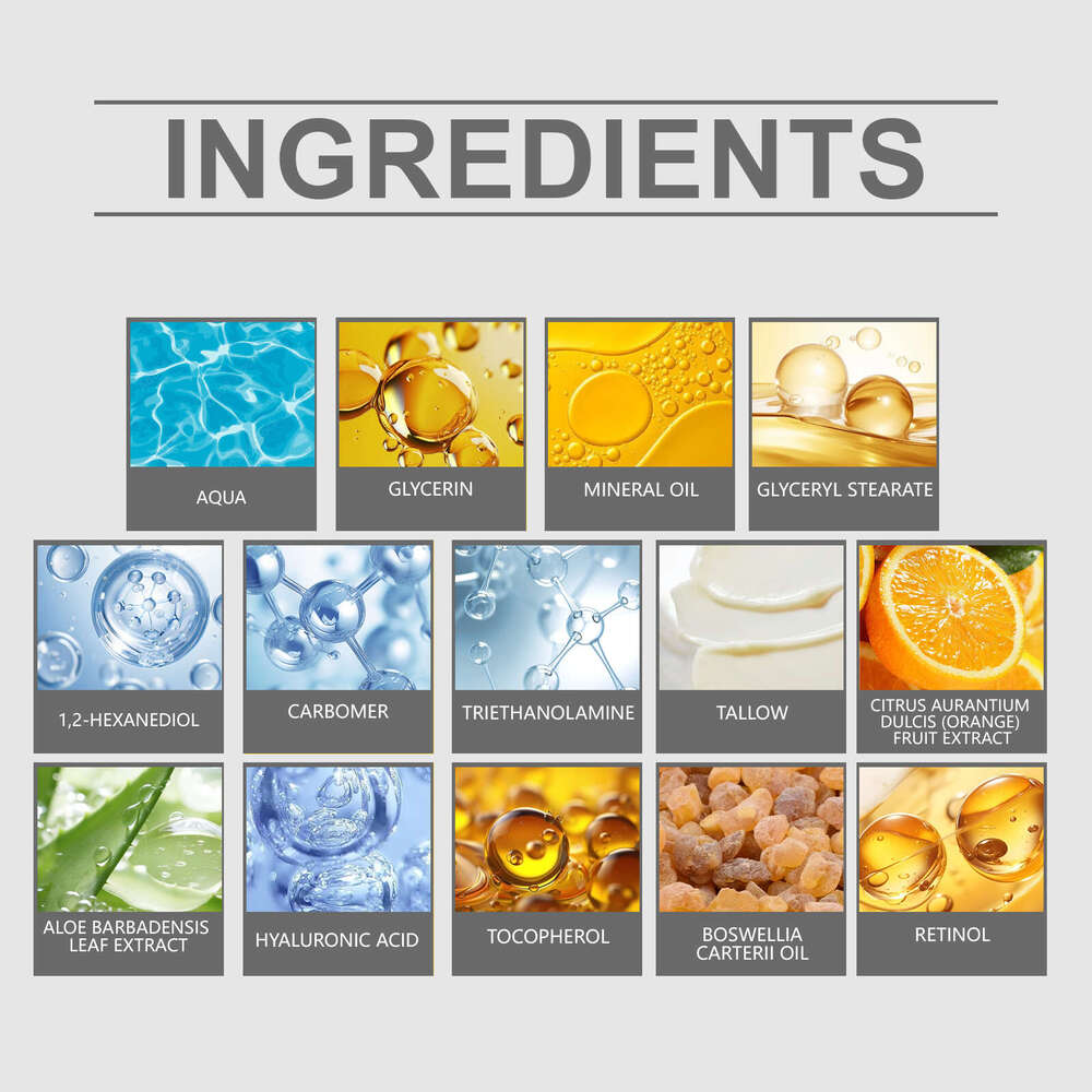 Hoygi Beef Fat Gentle Care for Skin Natural Elasticity Delicate Pores Moisturizing Beauty Cream S260131