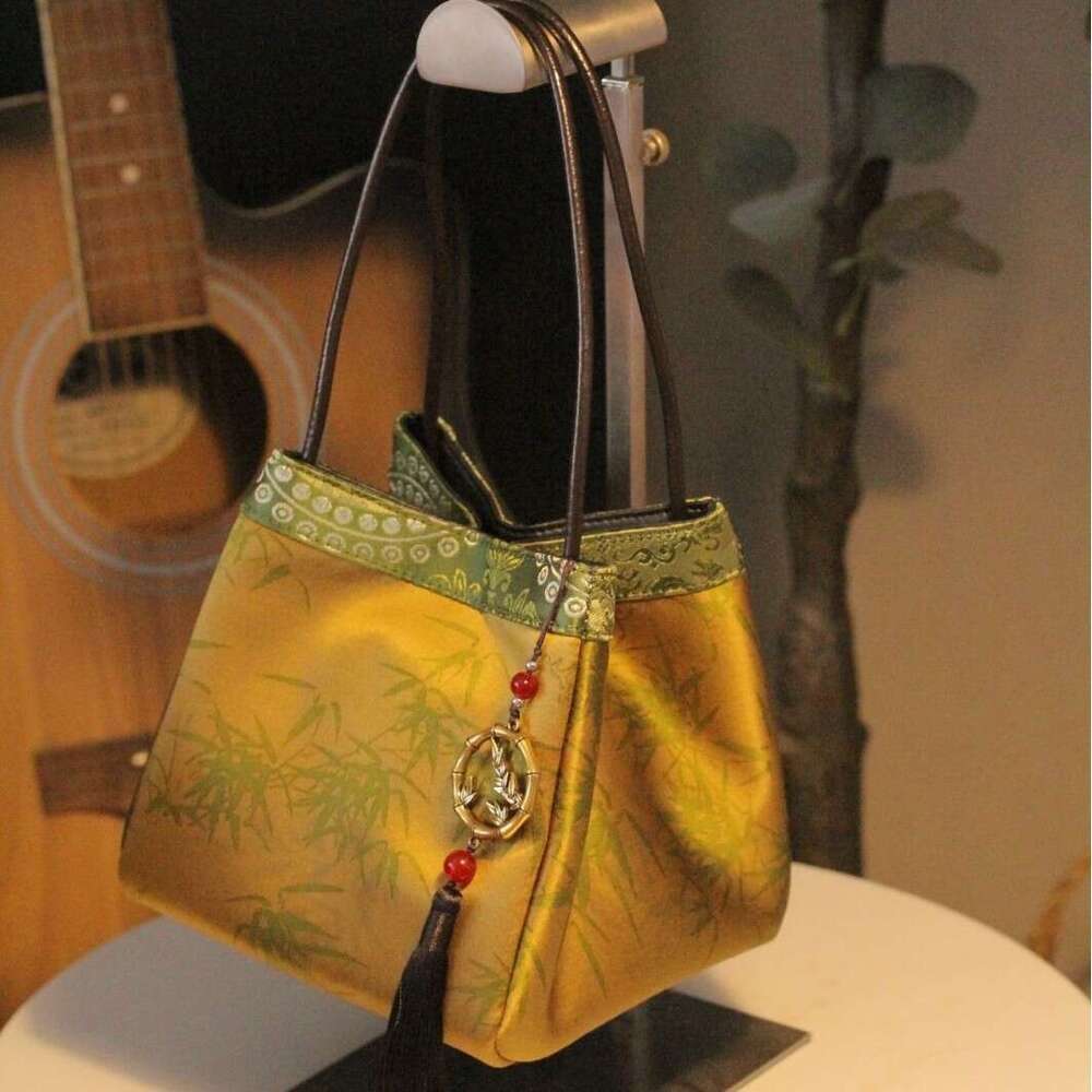 Chinese Handbag For Women Summer New Style Matching Cheongsam Hanfu Ancient Charm Handheld Small Square Bag MASA