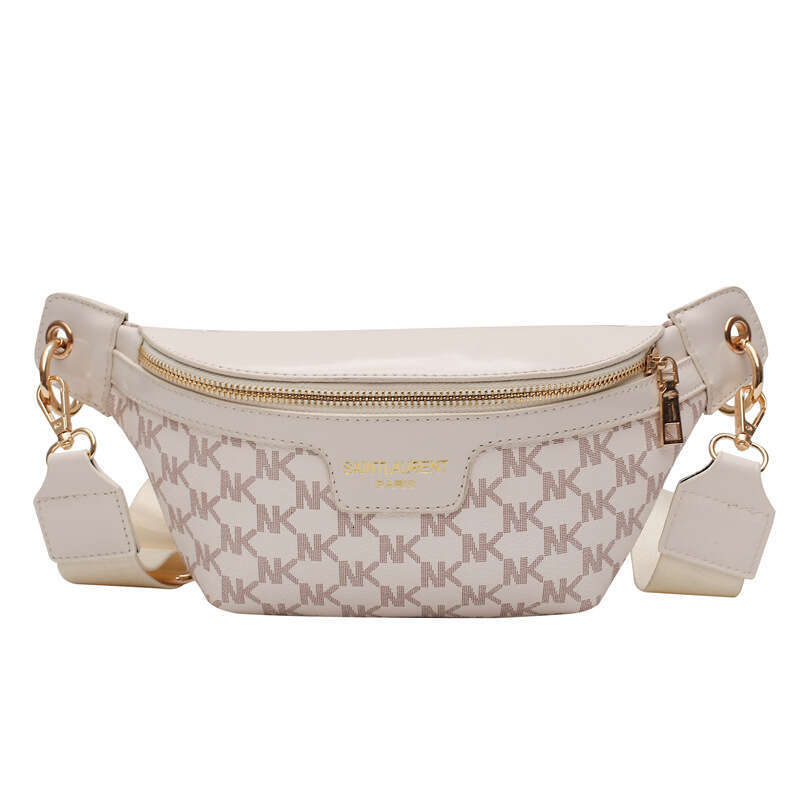 New Fashion Trend Women's Single Shoulder Waist Printed Internet Celebrity Versatile Ins Crossbody Chest Bag