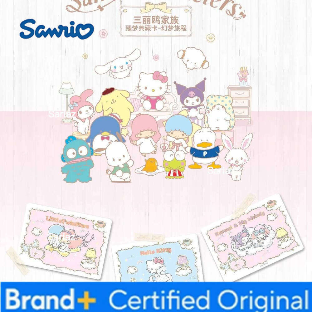 Sanrio Hot Selling Genuine KAYOU Family Blind Box Card Bag HelloKitty Kuromi My Melody Cinnamoroll Children's Gift H260130