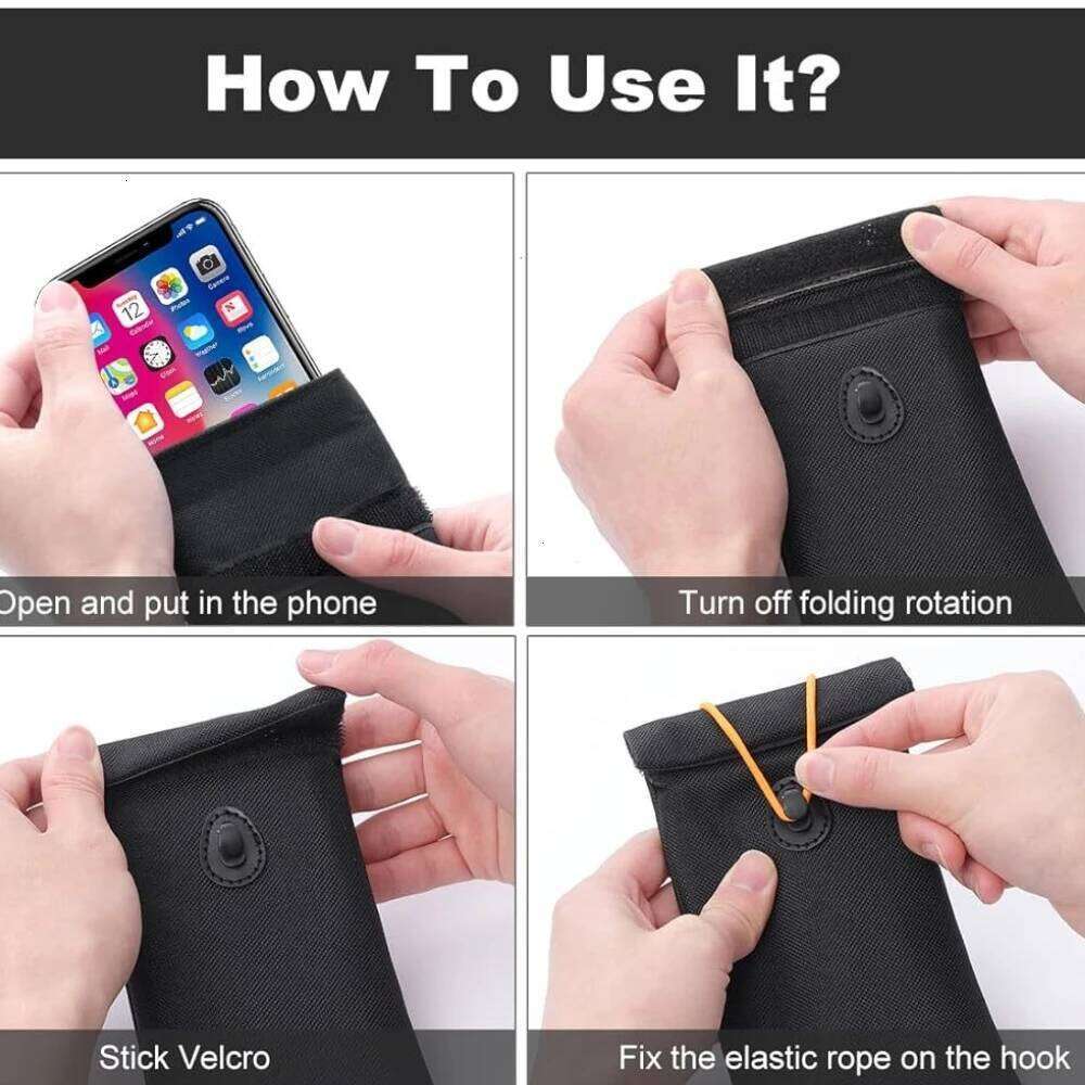 For RFID Mobile Phone Leakage New Faraday Car Shielding Key Case Signal Blocking Bag RF Information Privacy Protection 2025