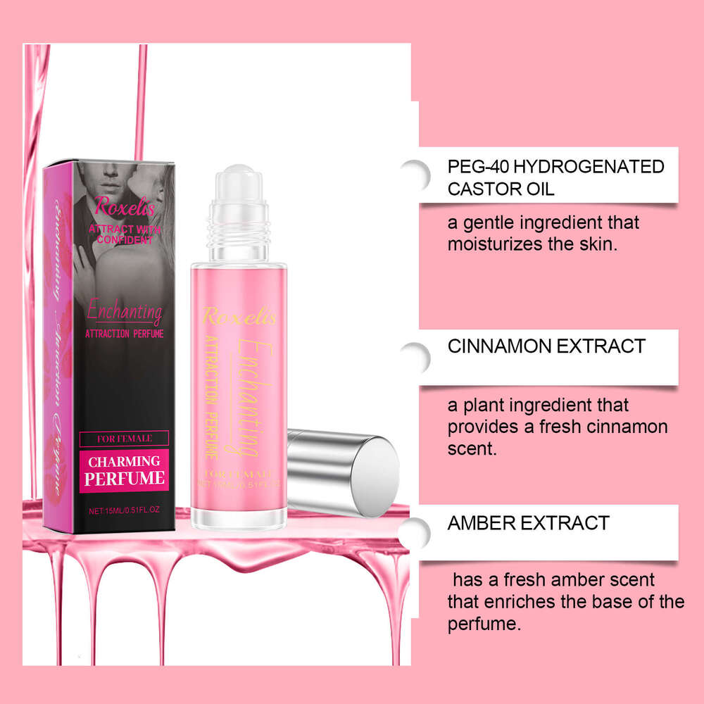 Roxelis Women's Cologne Roll-On Natural Fresh Scent Daily Unique Charm Portable Fragrance Niche Perfume S260131