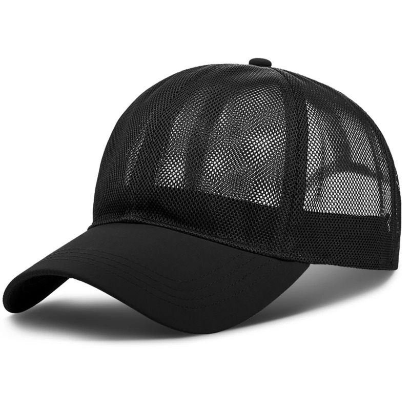 Men Women Summer Full Mesh Baseball Cap Quick Dry Cooling Sun Protection Hiking Golf Running Adjustable Hat 260120