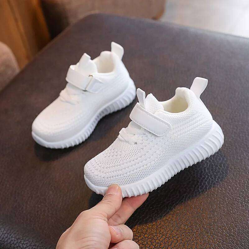 Spring Kid New Fashion Versatile Girl Sneakers Comfort Soft Sole Anti Slip Simple Boy Shoe Breathable Classic Casual Shoes Y260128