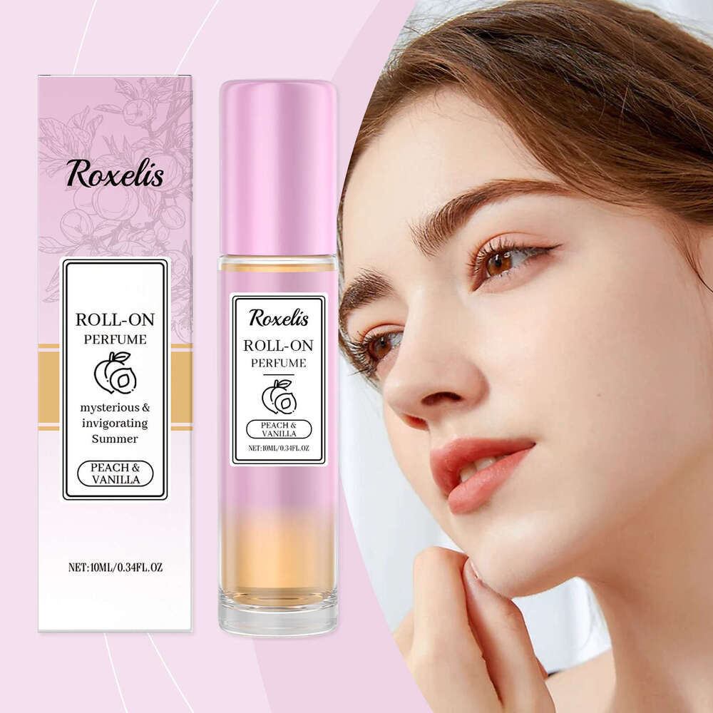 Roxelis Peach Vanilla Fruity Charming Passionate Delicate Natural Exuding Charm Portable Fresh Light Perfume S260131