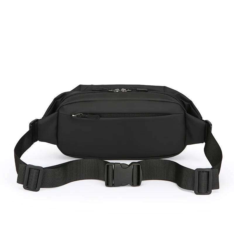Men's waist outdoor running mobile phone multi-functional, large capacity, chest bag, casual single-shoulder cros