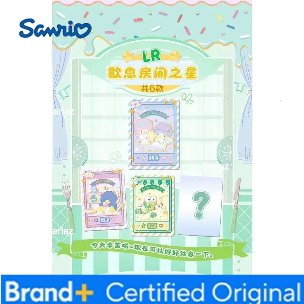 Sanrio Original KABAO For Children Japanese Popular Cartoon Hello Kitty My Melody Limited Game Collection Card Table Toys H260130