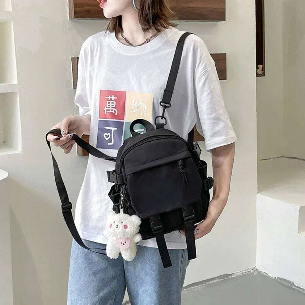 Fashion Kawaii Mini Backpack Women Shoulder Bag for Teenage Girls Multi-Function Small Bagpack Ladies Travle School Backpacks
