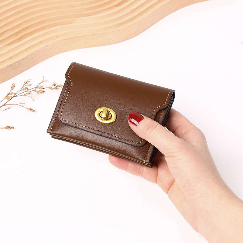 New Dopamine Style Womens Card Holder Wallet Short Fashion Multi-color Multi-card Slot Card Holder with Zipper H250806