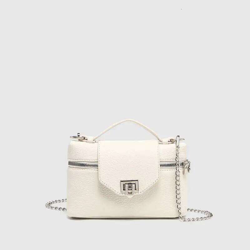 New light luxury premium box for women fashionable casual makeup bag niche commuter retro texture mini handbag XJ260131