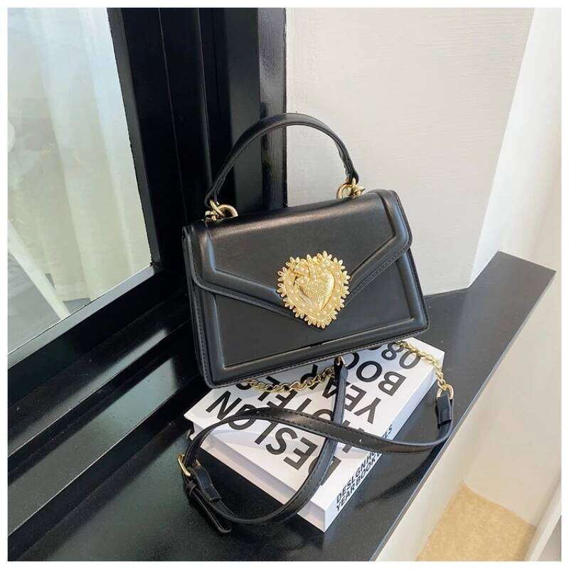 Women's Fashion Square Bag Solid Color Handbag