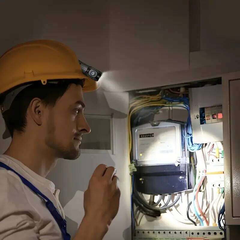 3LED Strong Rechargeable Multi functional for Long Range Portable Outdoor Home Mini Flashlight Cap Clip Light H260131