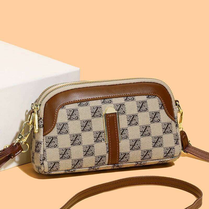 Zero Wallet Korean Edition Fashion Printed Versatile Casual Single Cross Shoulder Mini Bag