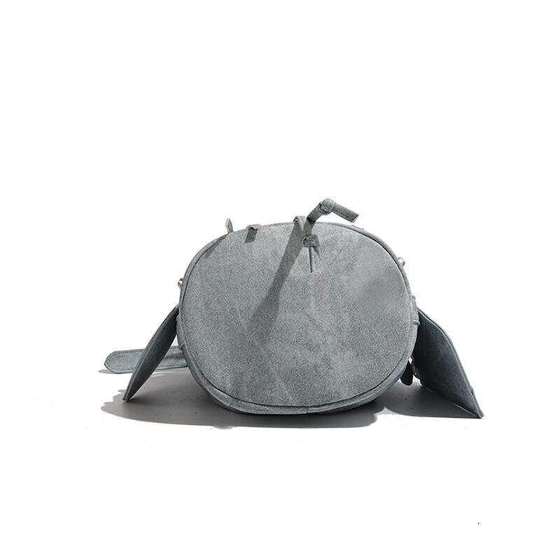 New Versatile Drawstring Shoulder Fashion Bucket Style Rivet Biker Design Premium Casual Commuter Crossbody Bag